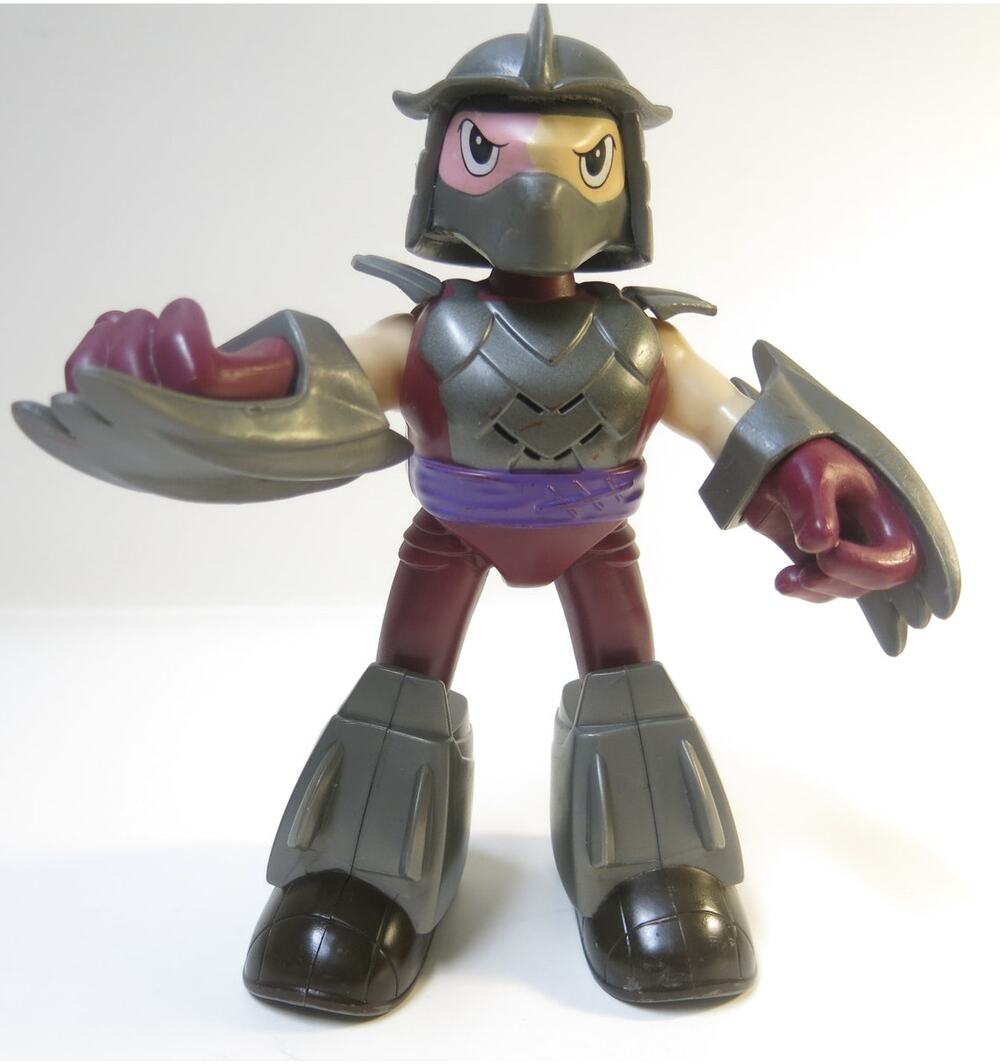 Teenage Mutant Ninja Turtle Half Shell Shredder Moveable Action Figure Toy 6"